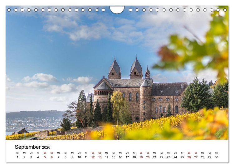 Produktbild: Rheingau 2026 (Wandkalender 2026 DIN A4 quer), CALVENDO Monatskalender