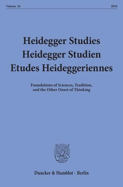 Produktbild: Heidegger Studies - Heidegger Studien - Etudes Heideggeriennes.