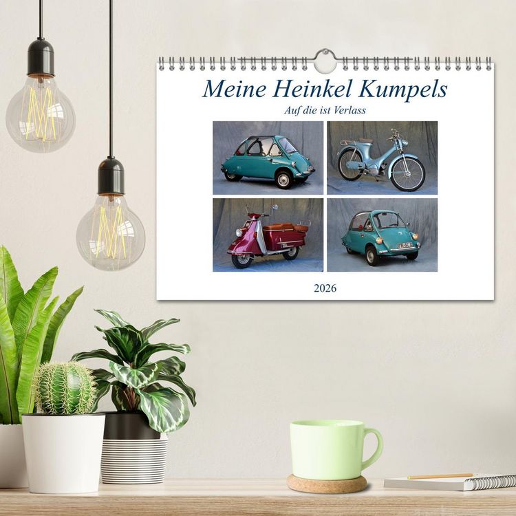 Produktbild: Meine Heinkel Kumpels (Wandkalender 2026 DIN A4 quer), CALVENDO Monatskalender