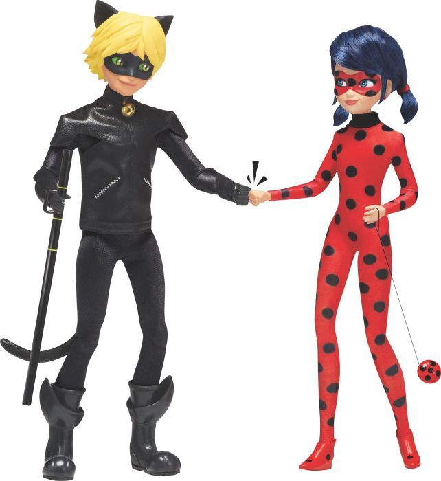 Produktbild: Bandai - Miraculous Ladybug und Cat Noir,ca. 26cm