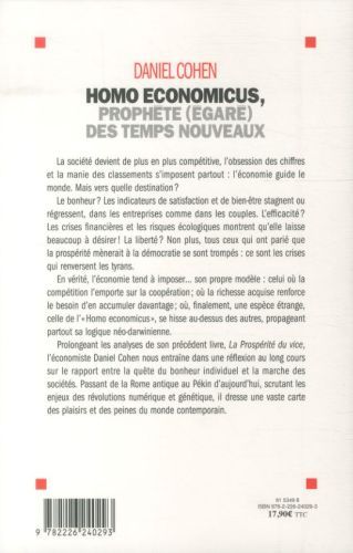 Produktbild: Homo economicus : proph&egrave;te (&eacute;gar&eacute;) des temps nouveaux