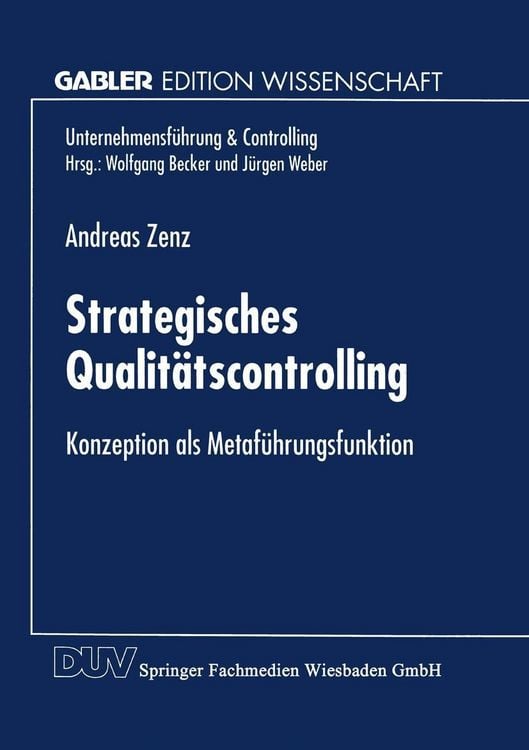 Produktbild: Strategisches Qualit&auml;tscontrolling
