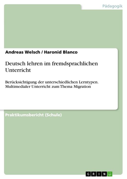 Produktbild: Deutsch lehren im fremdsprachlichen Unterricht