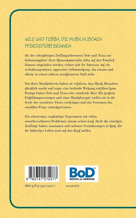 Produktbild: Nele und Tessa, die musikalischen Pferdefl&uuml;sterinnen Band 1
