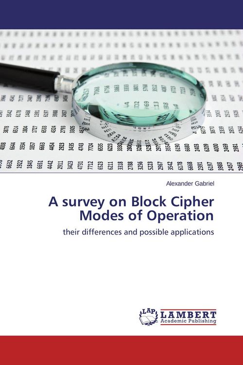 Produktbild: A survey on Block Cipher Modes of Operation