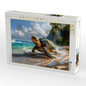 Produktbild: CALVENDO Puzzle Flossen voraus ins Blaue | 1000 Teile Lege-Gr&ouml;&szlig;e 64x48cm Foto-Puzzle f&uuml;r gl&uuml;ckliche Stunden
