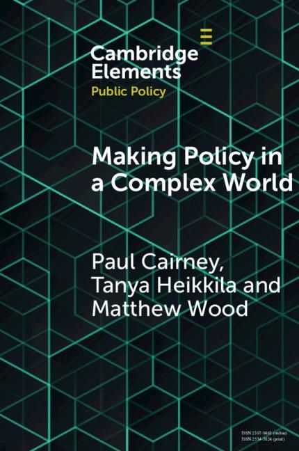 Produktbild: Making Policy in a Complex World