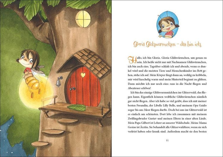 Produktbild: Gloria Gl&uuml;hw&uuml;rmchen (Band 5) - Vorlesegeschichten f&uuml;r funkelnde Tr&auml;ume