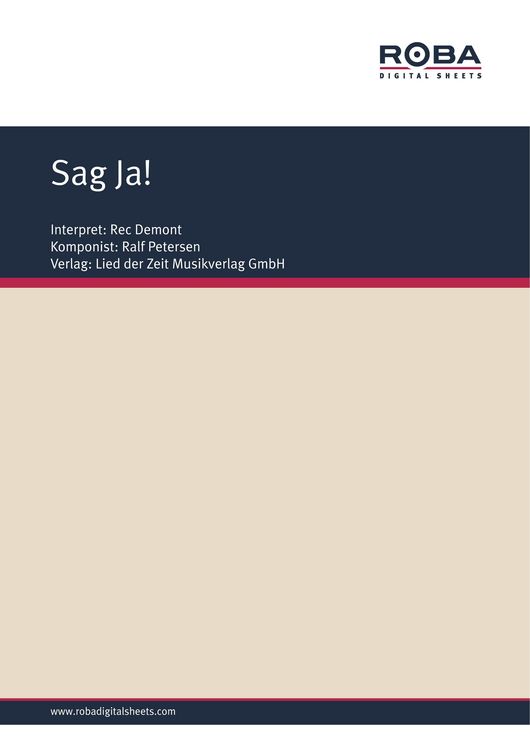 Produktbild: Sag Ja!