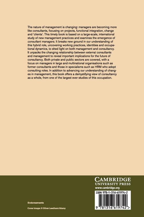 Produktbild: Management as Consultancy