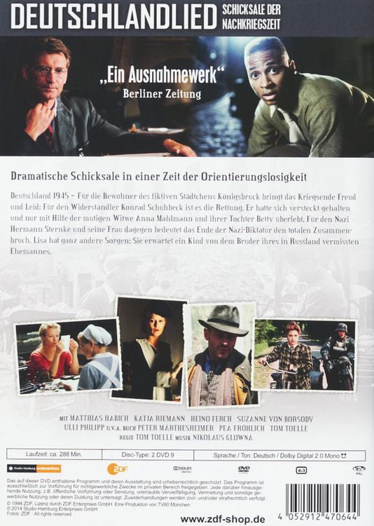 Produktbild: Deutschlandlied [2 DVDs]