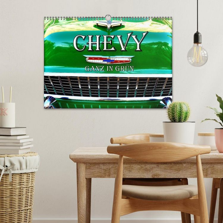 Produktbild: CHEVY - Ganz in Gr&uuml;n (Wandkalender 2026 DIN A3 quer), CALVENDO Monatskalender