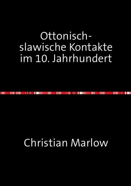Produktbild: Ottonisch-slawische Kontakte im 10. Jahrhundert