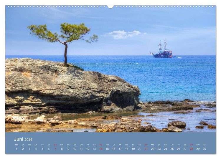 Produktbild: Lykien - T&uuml;rkei, eine Reise zu den Sch&auml;tzen der Vergangenheit (Wandkalender 2026 DIN A2 quer), CALVENDO Monatskalender