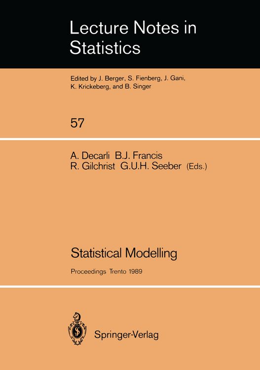 Produktbild: Statistical Modelling