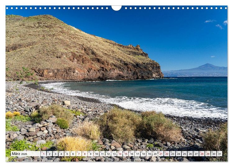 Produktbild: Kanarische Inseln: La Gomera (Wandkalender 2026 DIN A3 quer), CALVENDO Monatskalender