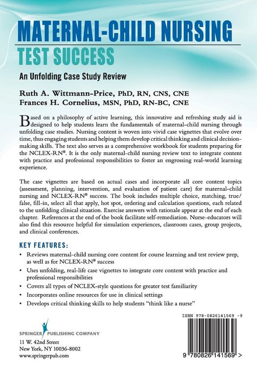 Produktbild: Maternal-Child Nursing Test Success