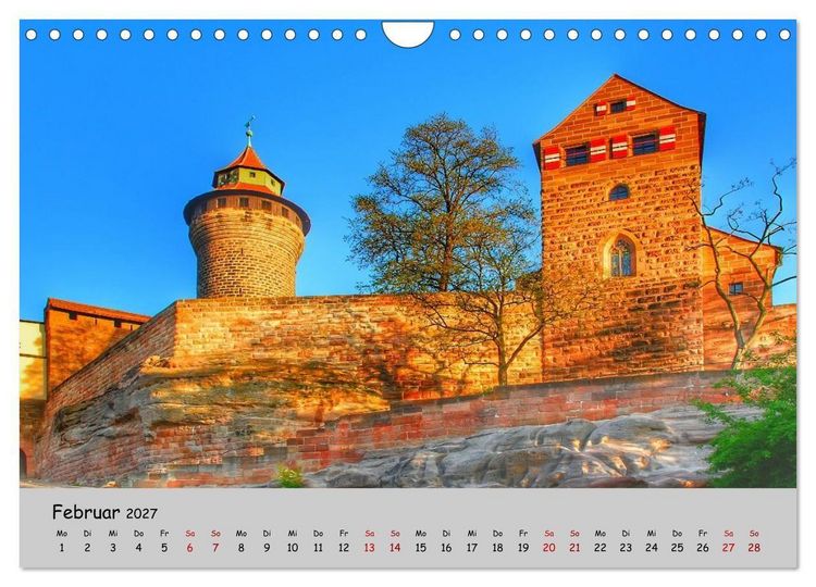 Produktbild: N&uuml;rnberg. Du bist so sch&ouml;n (Wandkalender 2027 DIN A4 quer), CALVENDO Monatskalender