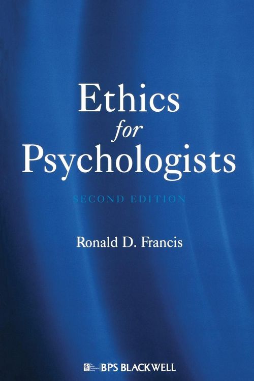 Produktbild: Francis: Ethics Psychologists 2e