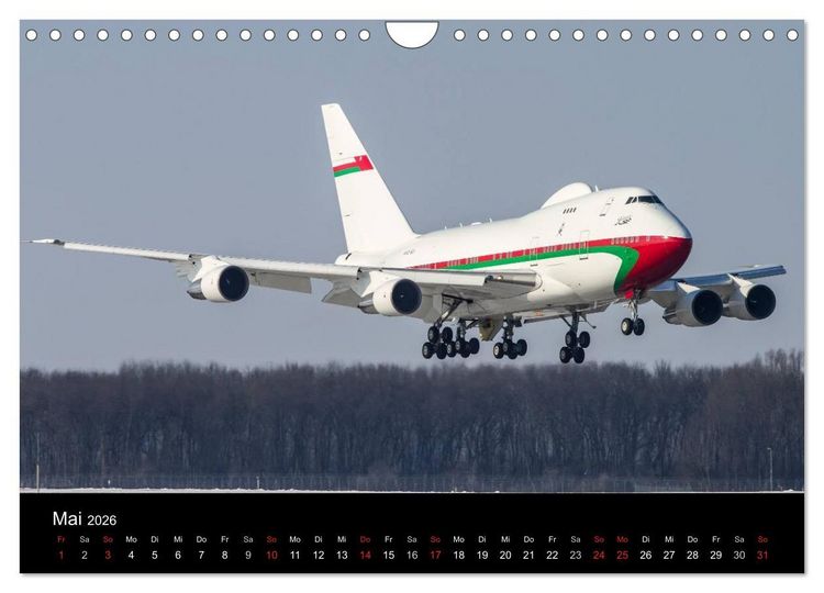 Produktbild: Sch&ouml;nheit der Flugzeuge (Wandkalender 2026 DIN A4 quer), CALVENDO Monatskalender