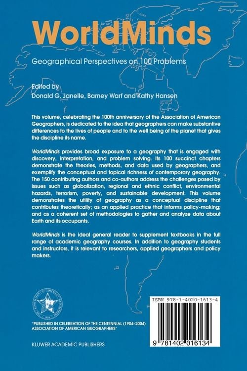 Produktbild: WorldMinds: Geographical Perspectives on 100 Problems
