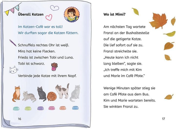 Produktbild: Die drei !!!, Bücherhelden 2. Klasse, Tatort Katzen-Café
