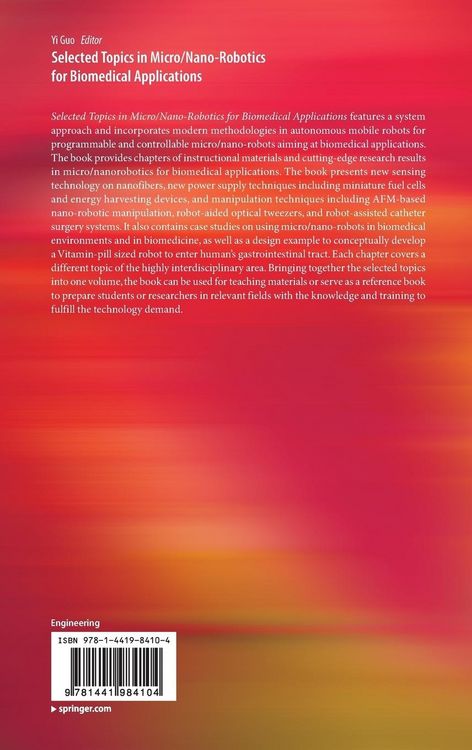 Produktbild: Selected Topics in Micro/Nano-robotics for Biomedical Applications
