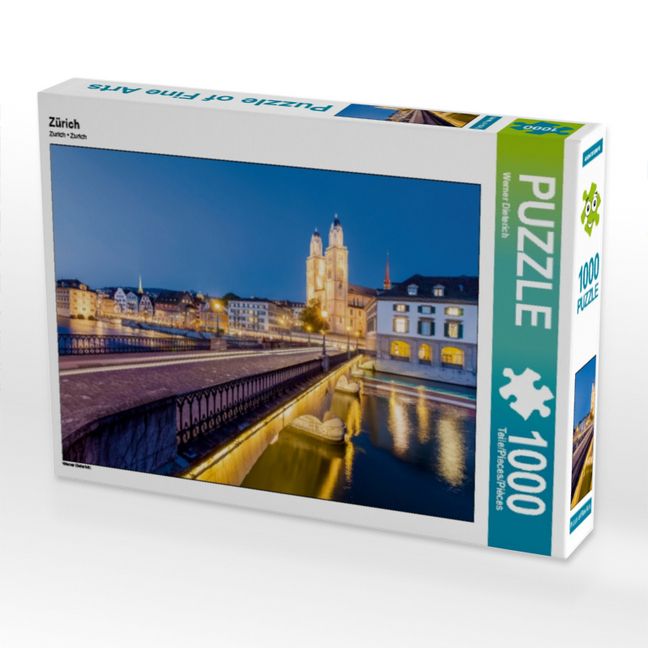 Produktbild: CALVENDO Puzzle Z&uuml;rich | 1000 Teile Lege-Gr&ouml;&szlig;e 64x48cm Foto-Puzzle f&uuml;r gl&uuml;ckliche Stunden