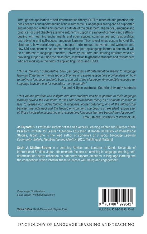 Produktbild: Autonomy Support Beyond the Language Learning Classroom