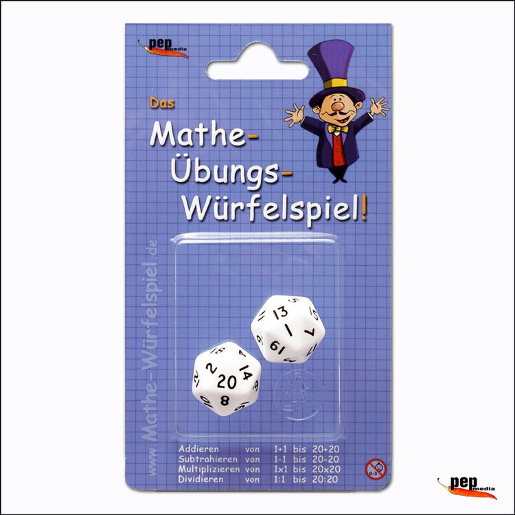 Produktbild: Mathe-&Uuml;bungs-W&uuml;rfelspiel!