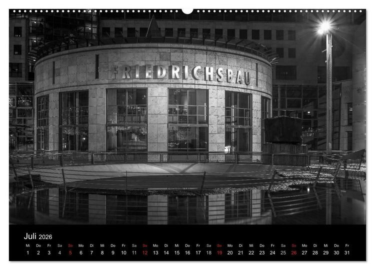 Produktbild: Stuttgart bei Nacht (hochwertiger Premium Wandkalender 2026 DIN A2 quer), Kunstdruck in Hochglanz