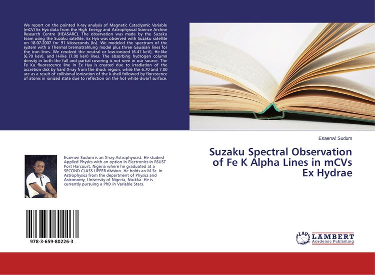 Produktbild: Suzaku Spectral Observation of Fe K Alpha Lines in mCVs Ex Hydrae