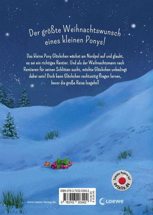 Produktbild: Gl&ouml;ckchen, das Weihnachtspony (Band 1) - Das Wunder vom Nordpol