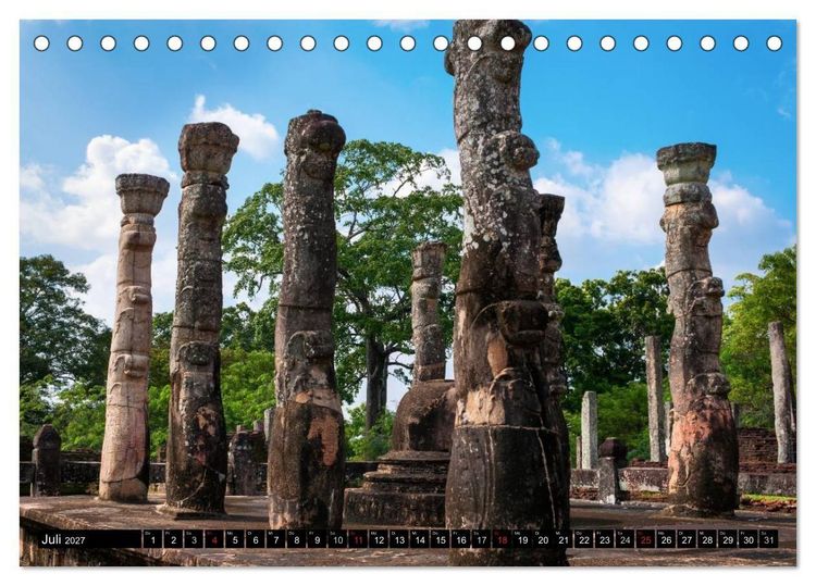 Produktbild: Sri Lanka (Tischkalender 2027 DIN A5 quer), CALVENDO Monatskalender