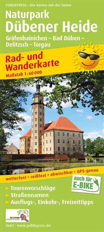 Produktbild: Naturpark Dübener Heide, Gräfenheinichen - Bad Düben - Delitzsch - Torgau 1:60 000
