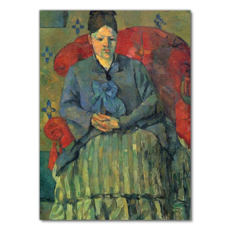 Produktbild: Lais Puzzle Paul C&eacute;zanne - Portr&auml;t der Mme C&eacute;zanne in rotem Lehnstuhl 1000 Teile