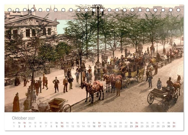 Produktbild: Deutschland um 1900 (Tischkalender 2027 DIN A5 quer), CALVENDO Monatskalender