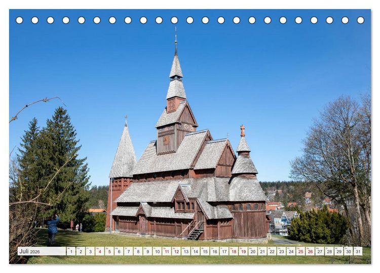 Produktbild: Ohh, Du wundersch&ouml;ner Harz! (Tischkalender 2026 DIN A5 quer), CALVENDO Monatskalender