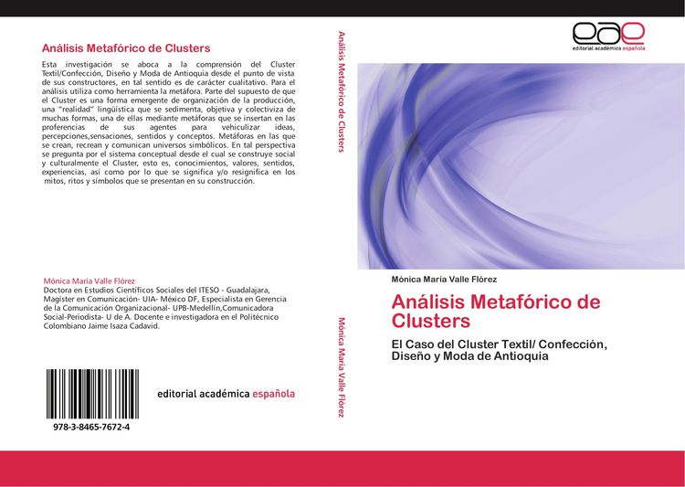 Produktbild: An&aacute;lisis Metaf&oacute;rico de Clusters