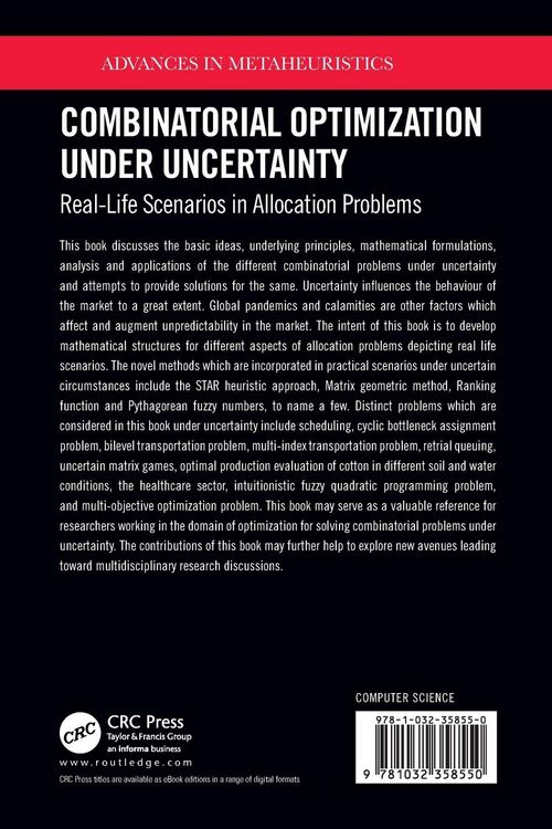 Produktbild: Combinatorial Optimization Under Uncertainty