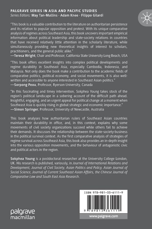 Produktbild: Strategies of Authoritarian Survival and Dissensus in Southeast Asia