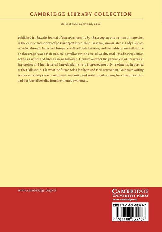 Produktbild: Journal of a Residence in Chile, During the Year 1822