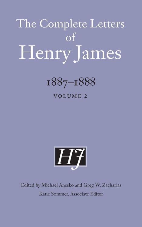 Produktbild: Complete Letters of Henry James, 1887-1888