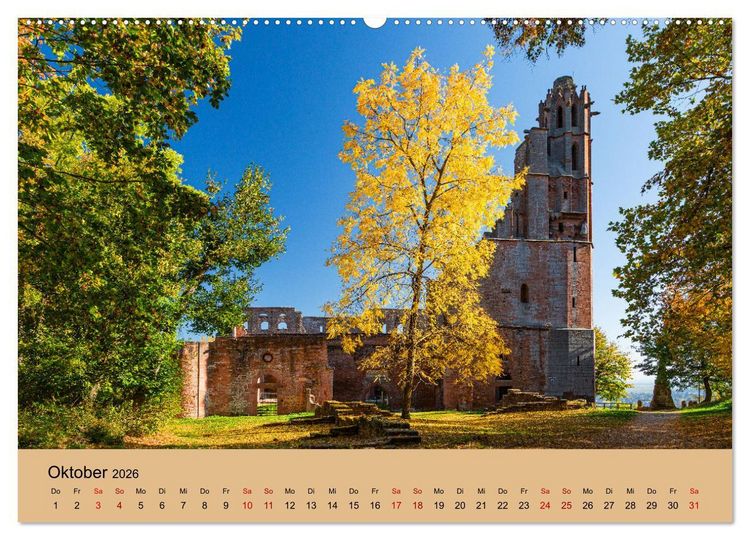 Produktbild: Bad D&uuml;rkheimer Ansichten (Wandkalender 2026 DIN A2 quer), CALVENDO Monatskalender