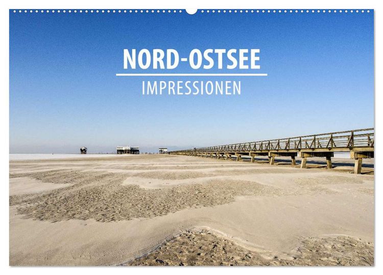 Produktbild: Nord-Ostsee Impressionen (Wandkalender 2026 DIN A2 quer), CALVENDO Monatskalender