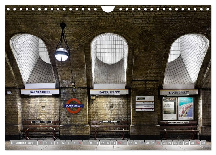 Produktbild: London Sehensw&uuml;rdigkeiten (Wandkalender 2026 DIN A4 quer), CALVENDO Monatskalender