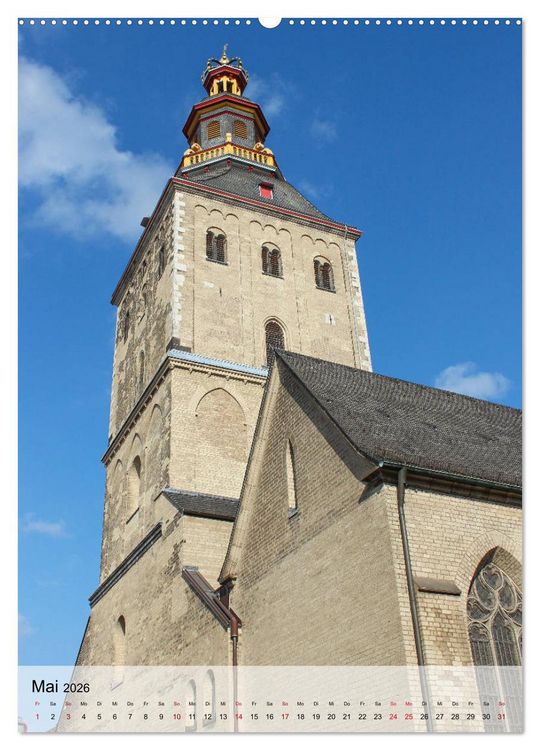 Produktbild: Kirchen in K&ouml;ln - Highlights und Geheimtipps (Wandkalender 2026 DIN A2 hoch), CALVENDO Monatskalender