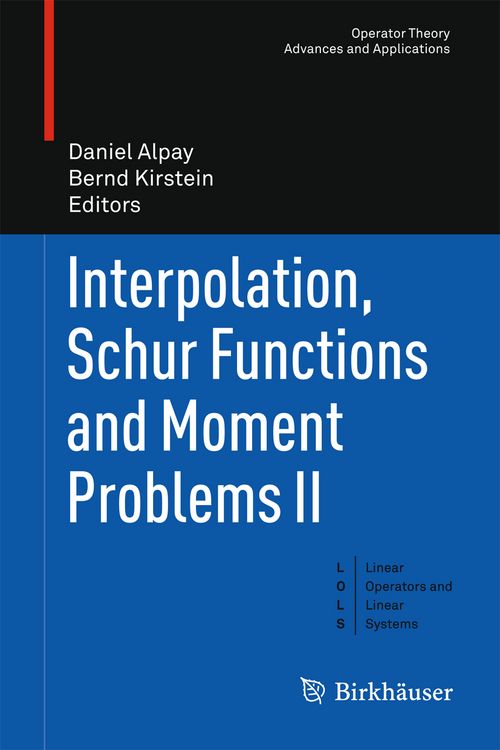 Produktbild: Interpolation, Schur Functions and Moment Problems II