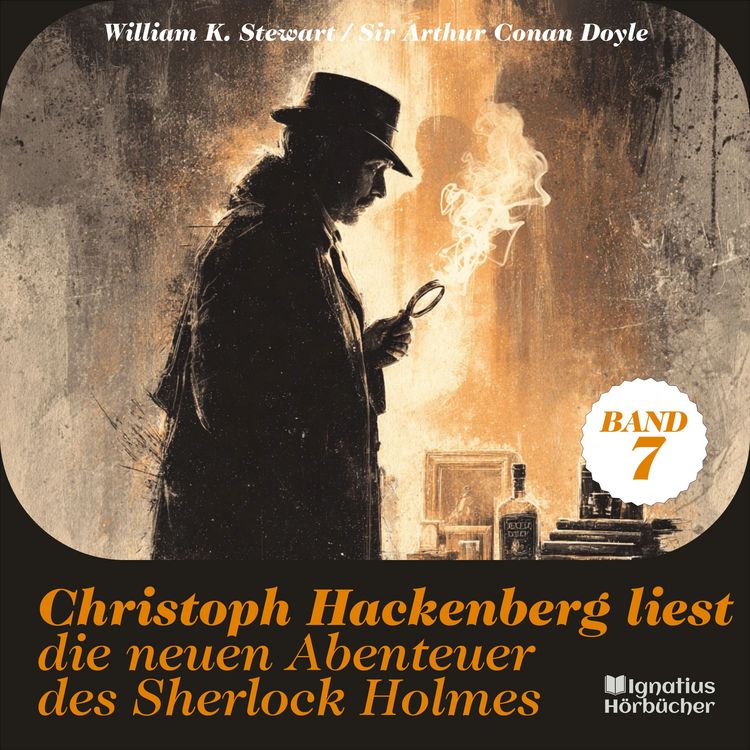 Produktbild: Christoph Hackenberg liest die neuen Abenteuer des Sherlock Holmes (Band 7)
