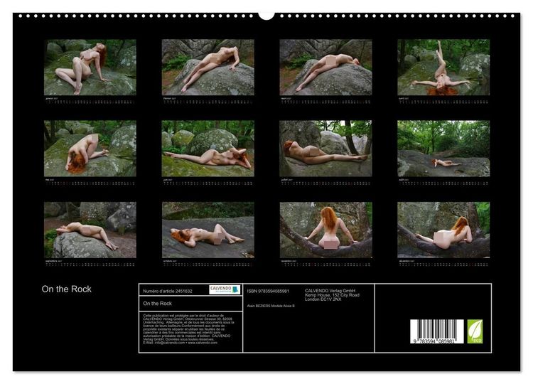Produktbild: On the Rock (Calendrier mural haut de gamme 2027 DIN A2 vertical), CALVENDO calendrier mensuel